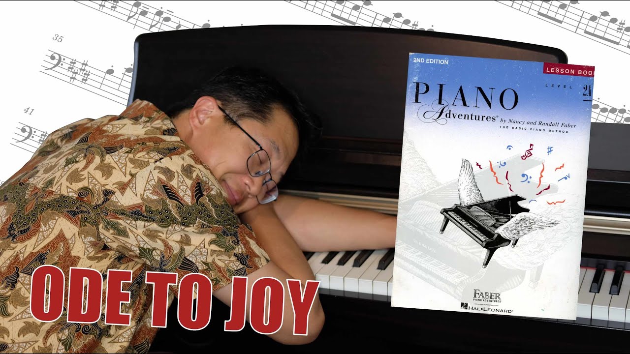 Ode to Joy - Piano Adventures Level 2a with Practice Tips Tutorial by Faber and Faber