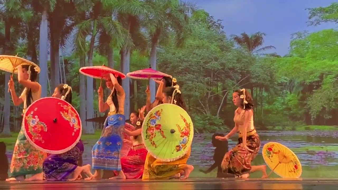 Robaim Taingyou (Umbrella Dance) by Cambodian American Heritage, Inc.