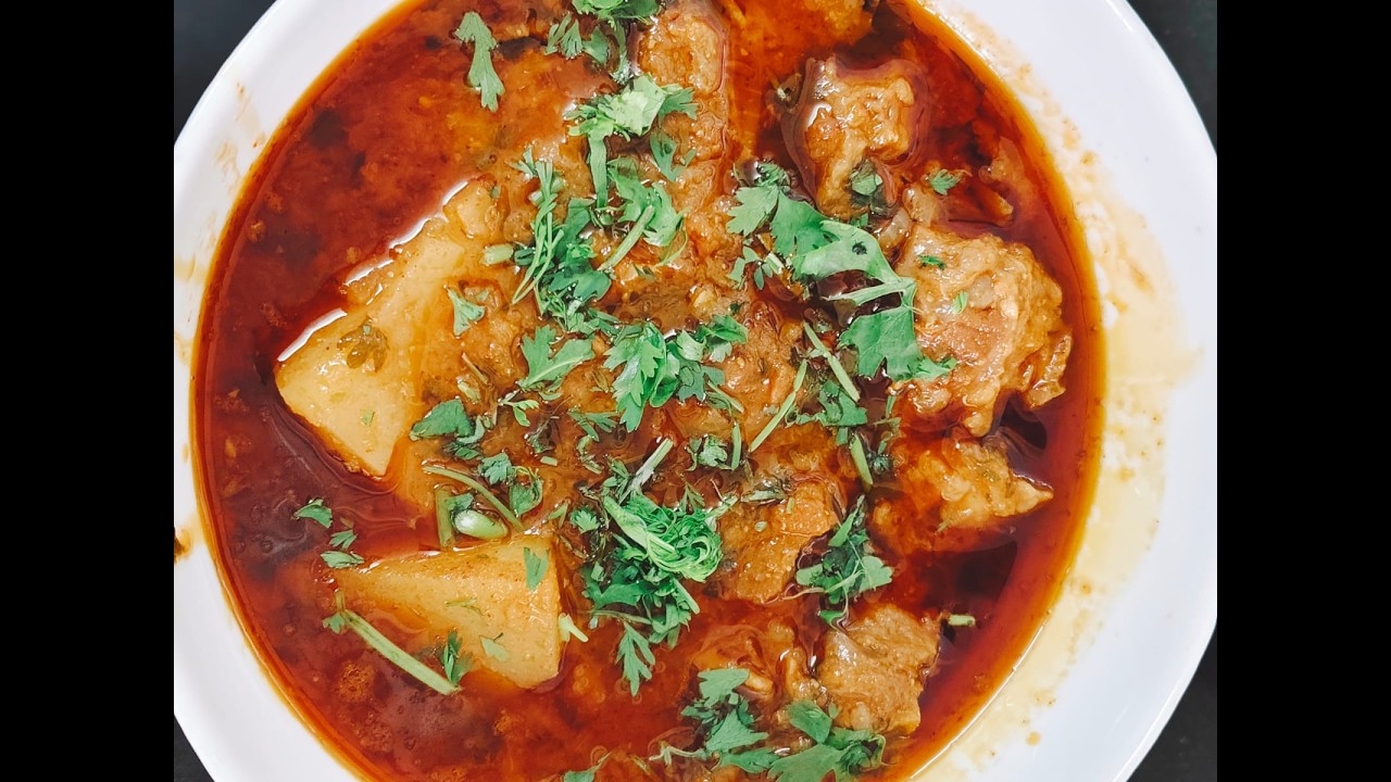 Mutton Gravy | Gosht Aloo ka Salan | Quick Recipe ❤️