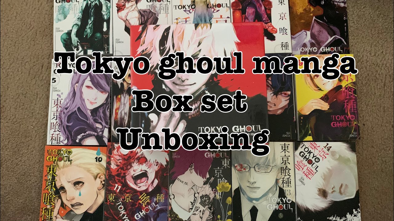 Tokyo ghoul manga box set unboxing