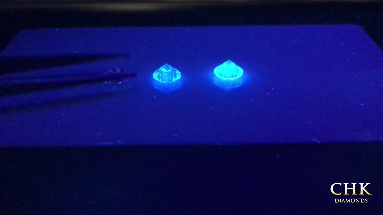 鑽石螢光反應