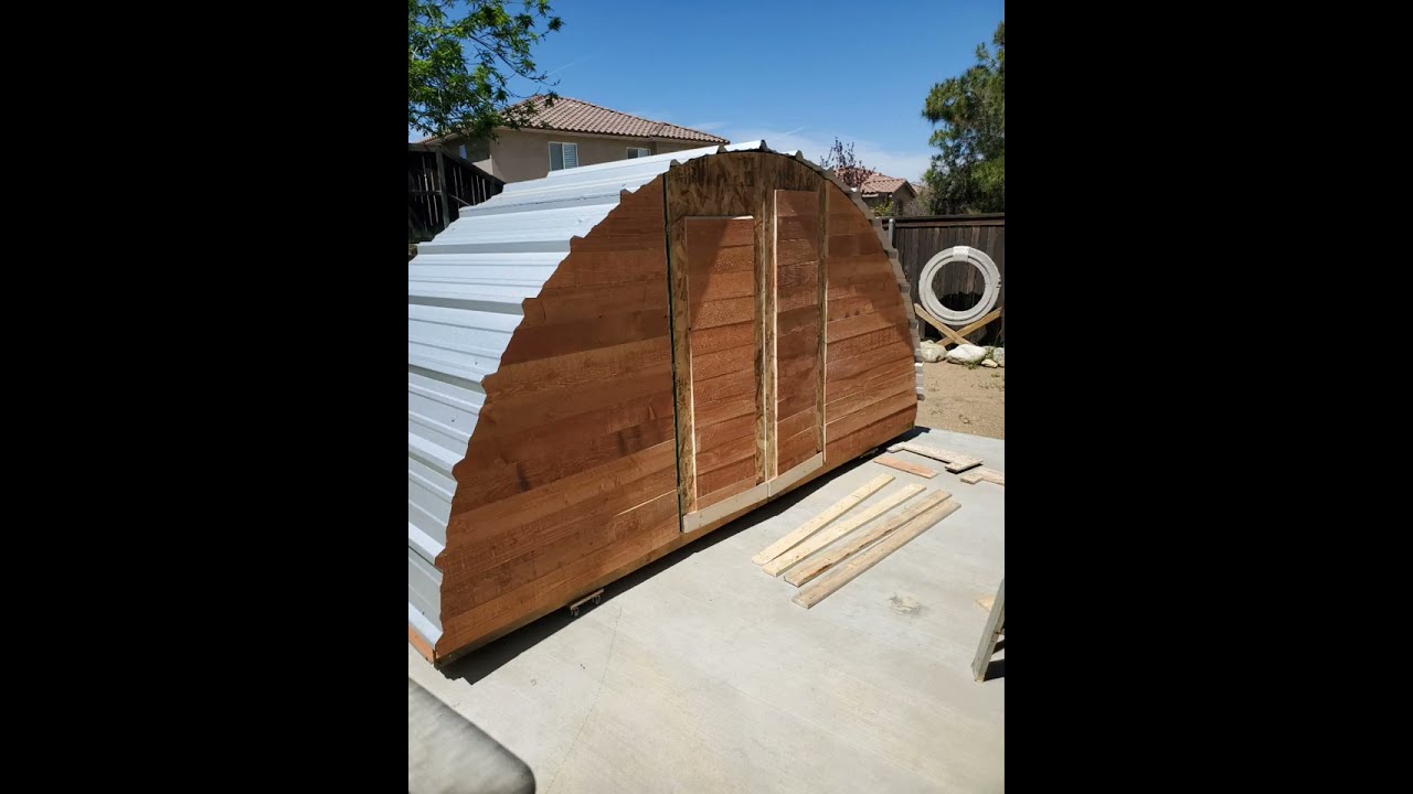 Trampoline Frame Storage Shed