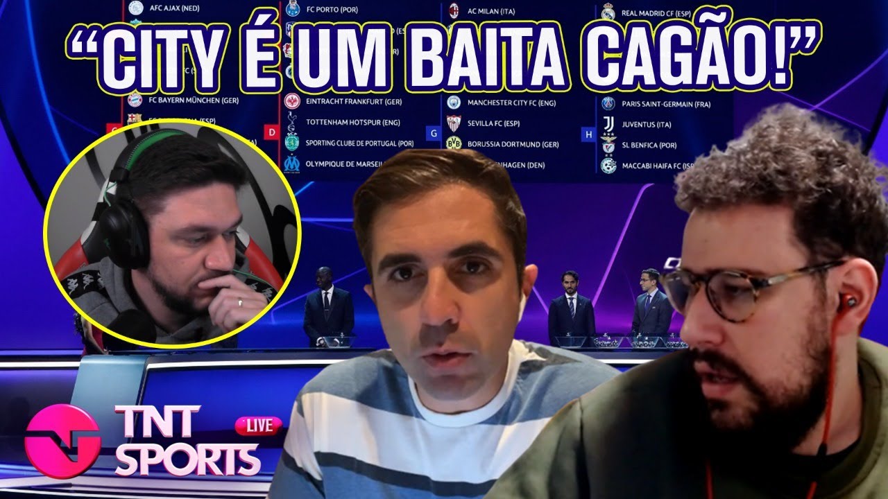 SORTEAMOS AS OITAVAS DA CHAMPIONS LEAGUE E O RESULTADO FICOU INSANO! | CORTES TNT SPORTS