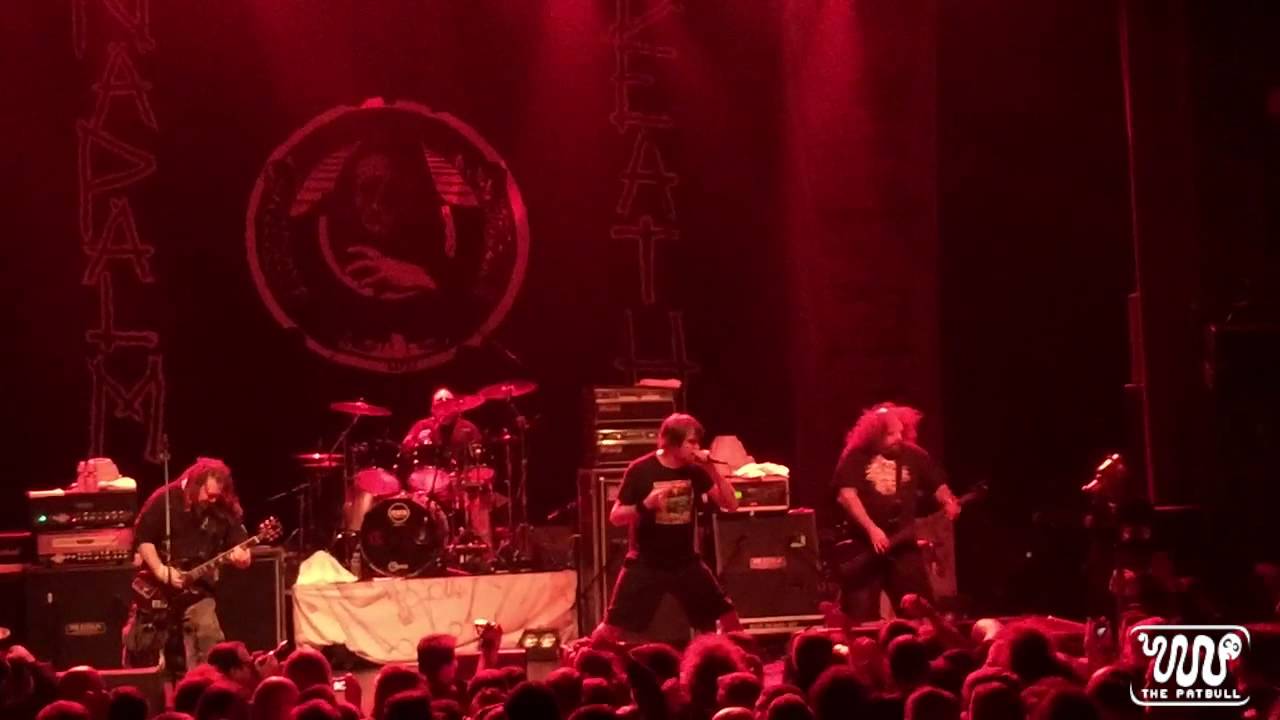 Napalm Death - Smash a Single & Nazi Punks Fuck Off - Deathcrusher Tour LaCigale, Paris, France
