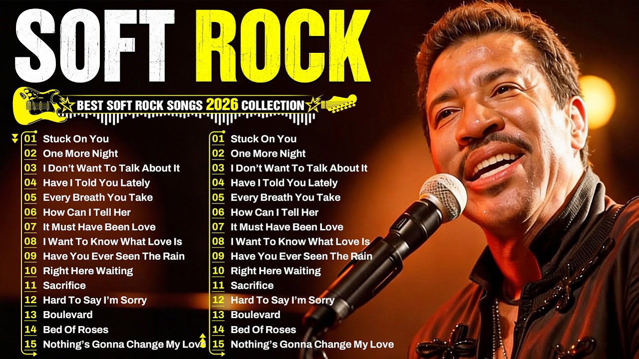 Lionel Richie, Bee Gees, Phil Collins, Eric Clapton, Lobo | Soft Rock 70s 80s 90s Love Songs