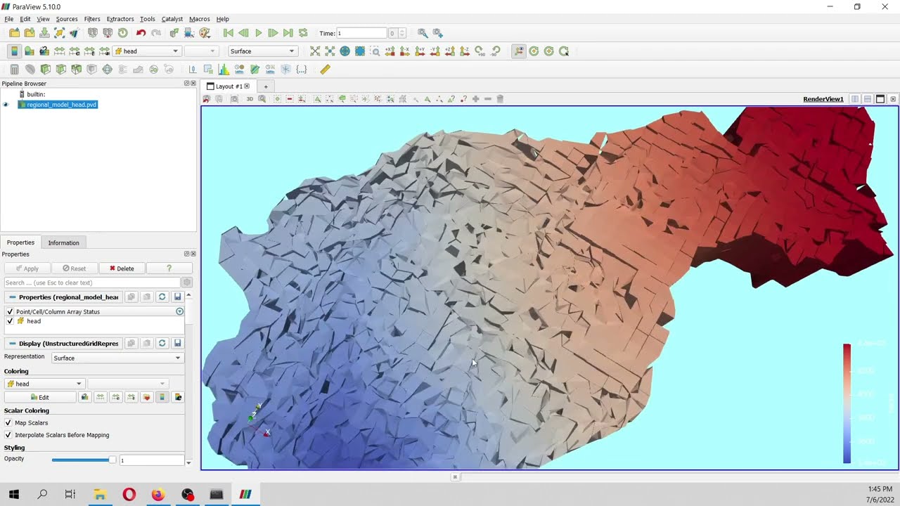 Regional groundwater Modflow 6 model with Voronoi Mesh - Tutorial