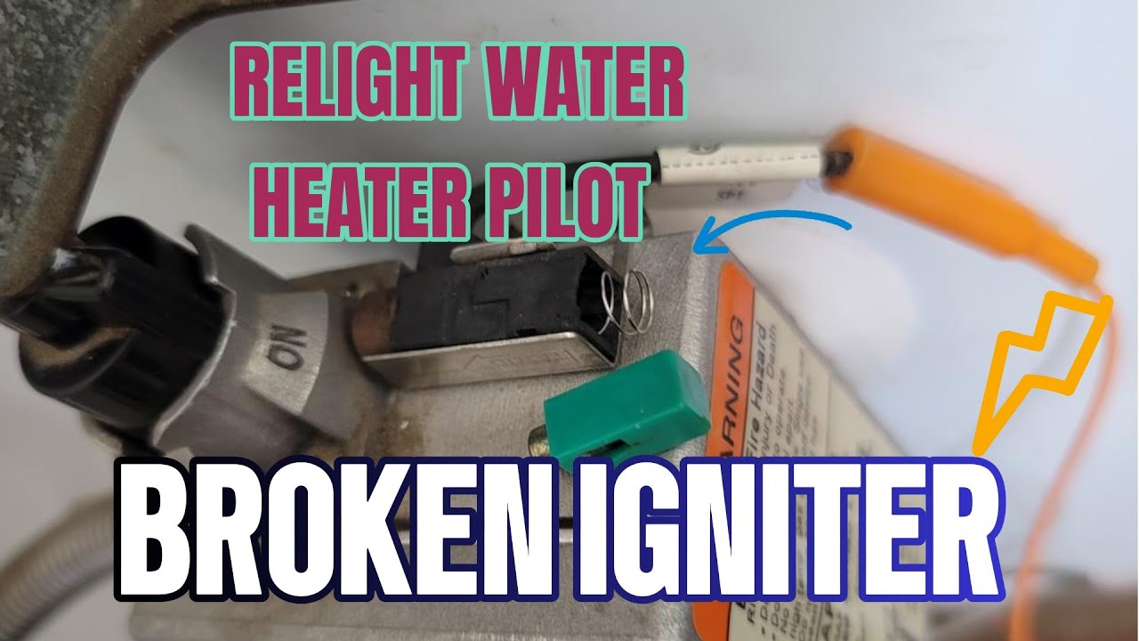 How to Light Water Heater Pilot | Broken Igniter Clicker!!