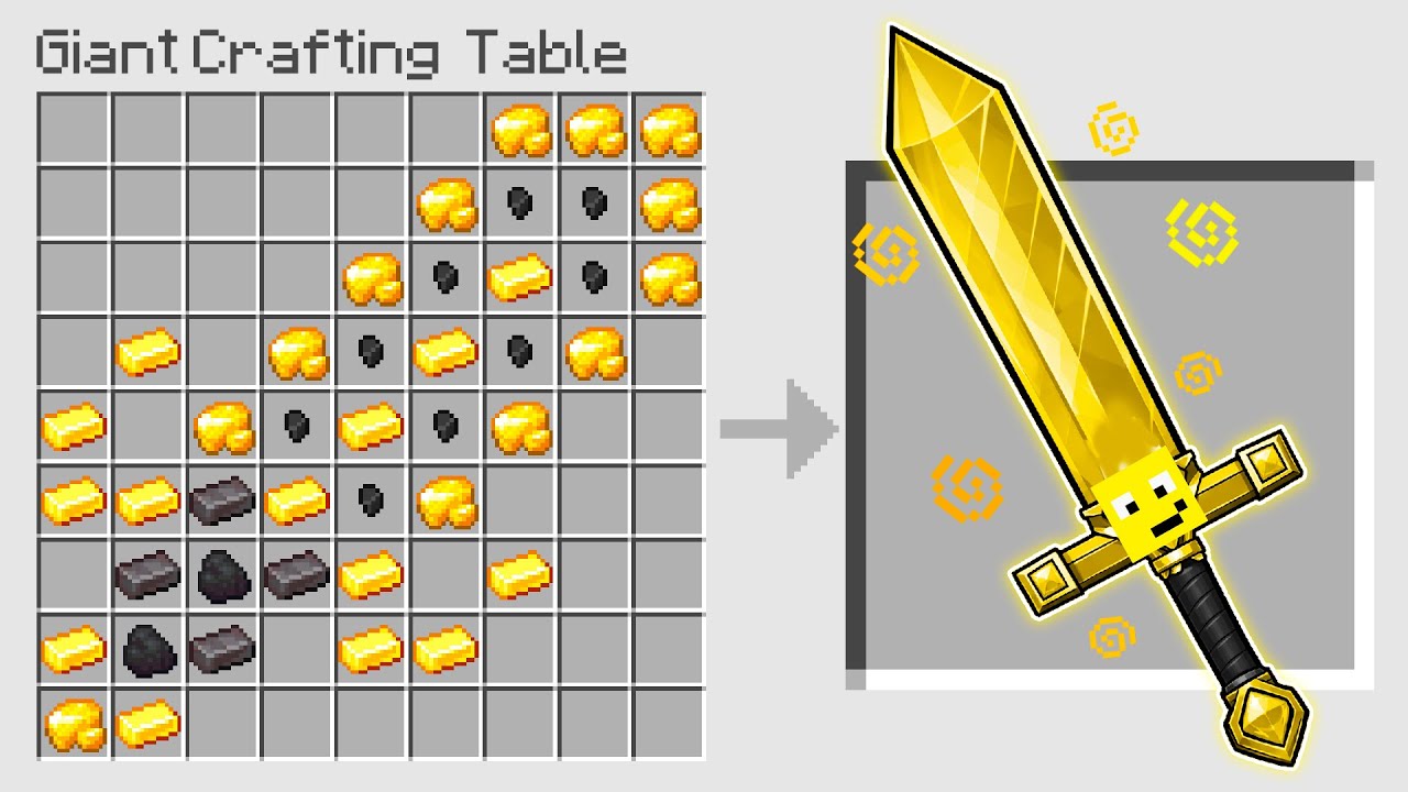 POSSO Fazer ESPADAS GIGANTES no Minecraft