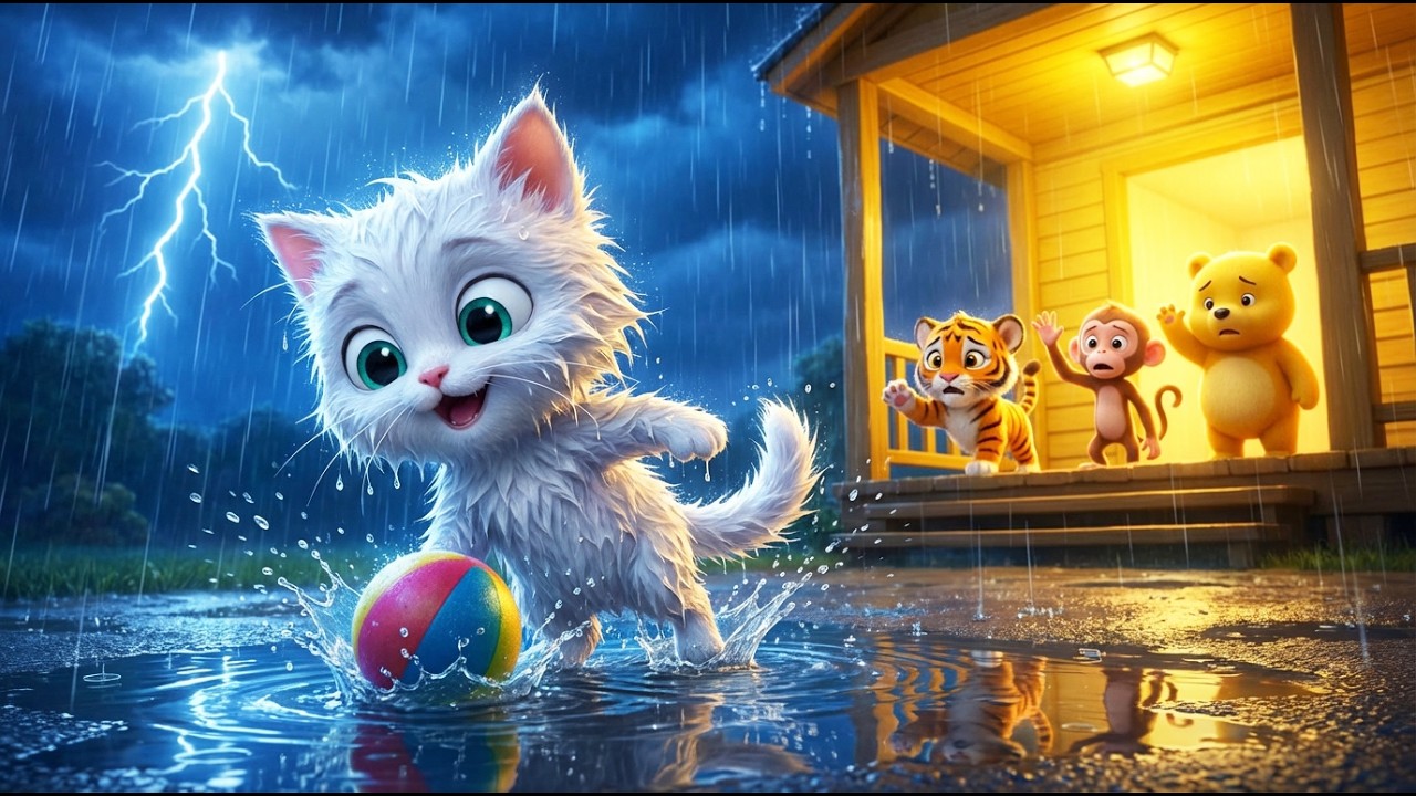 ⚡🐱🌧️ The Kitten Ignored the Storm… Then Something Shocking Happened! | Cat Story