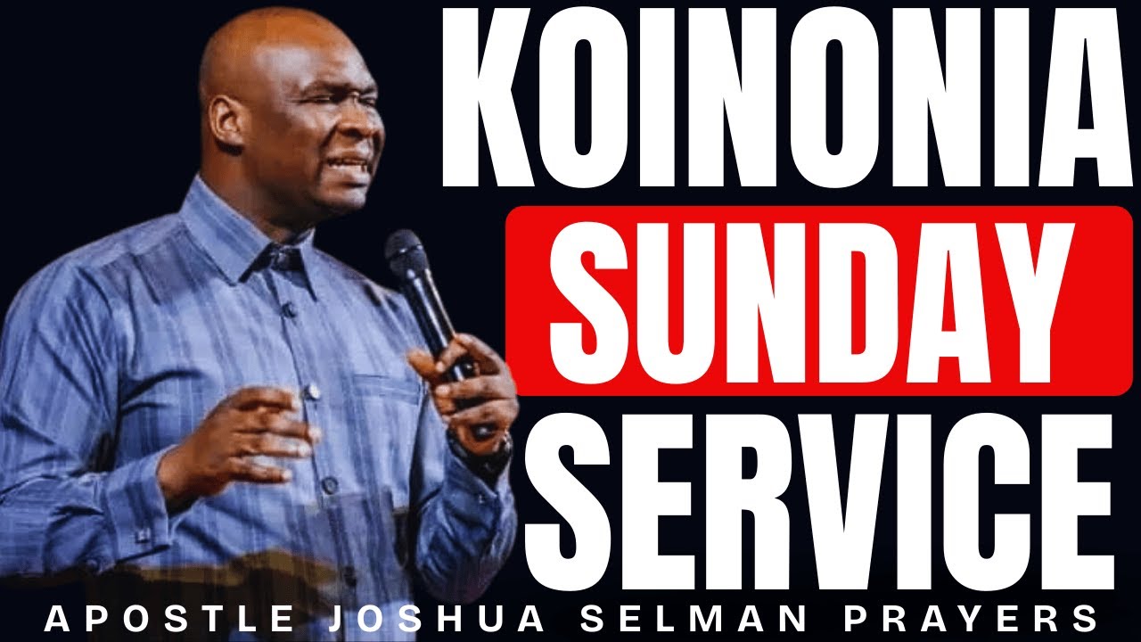 🔴LIVE: KOINONIA SUNDAY SERVICE WITH APOSTLE JOSHUA SELMAN [25/01/2026] | APOSTLE JOSHUA SELMAN