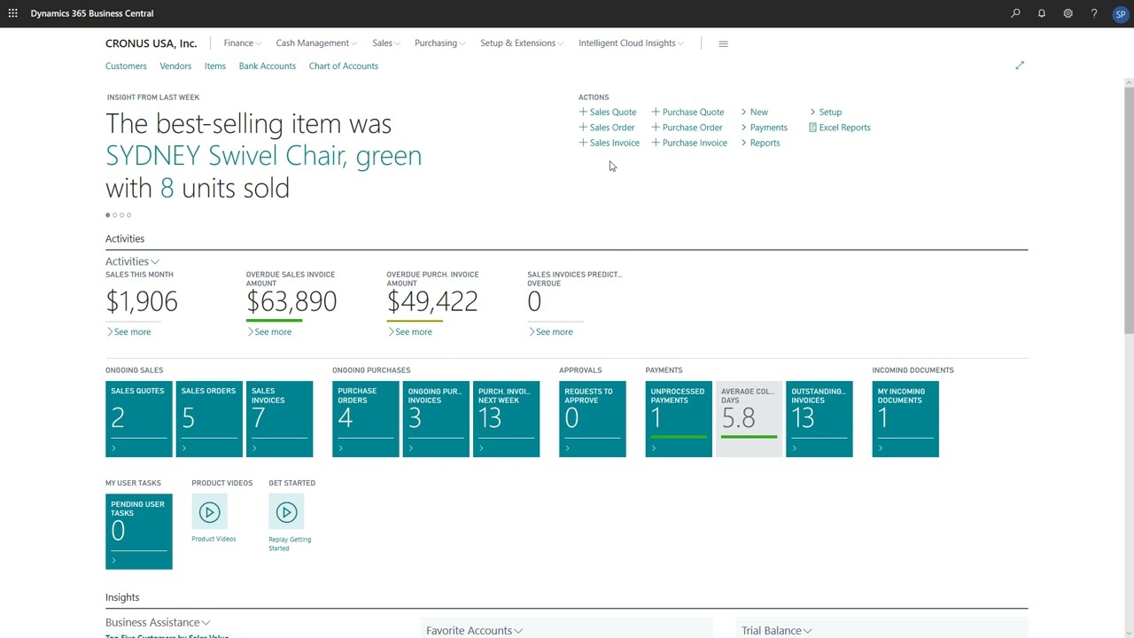 Dynamics 365 Business Central - Using Drop Shipments
