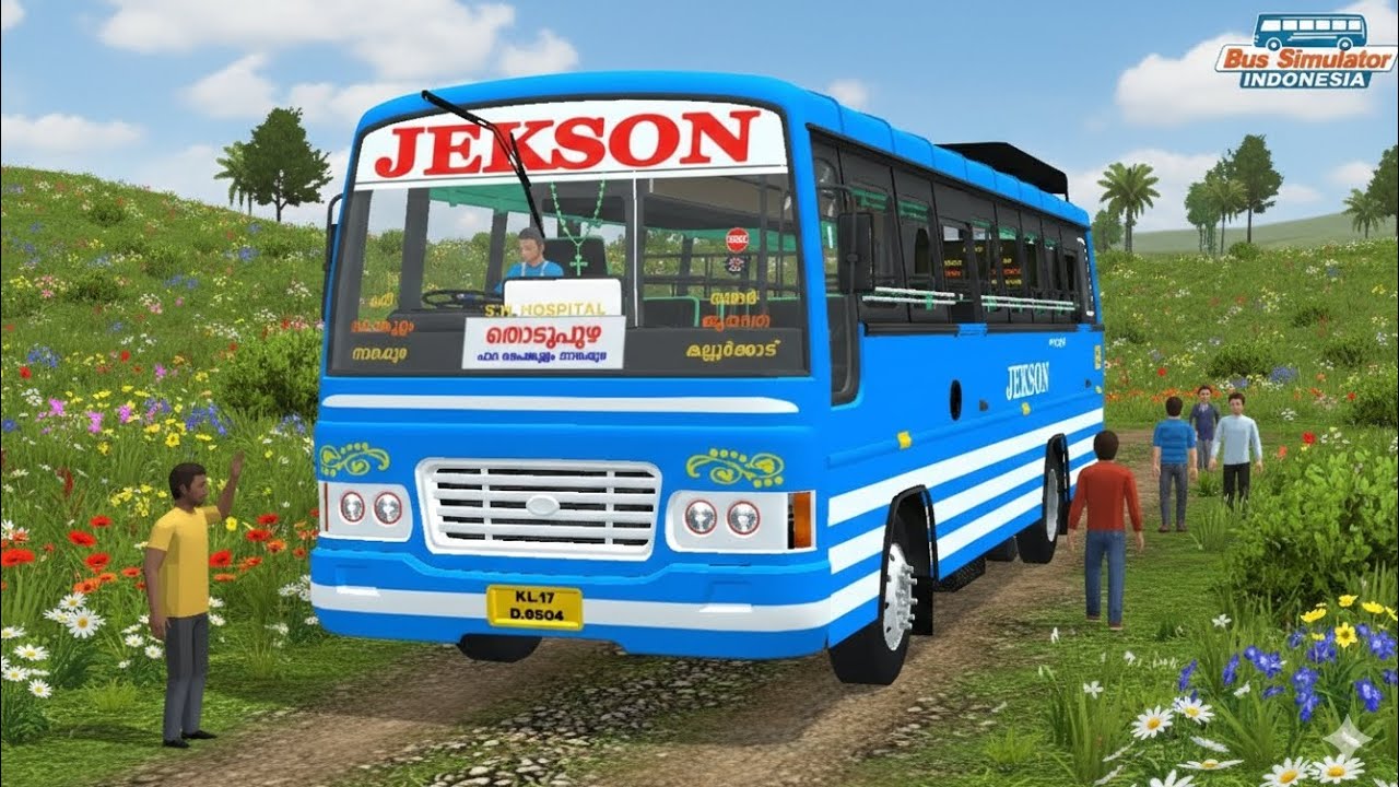 Jekson Kerala Private Bus Mod In Bus Simulator Indonesia - Bussid Bus Mod - Bussid