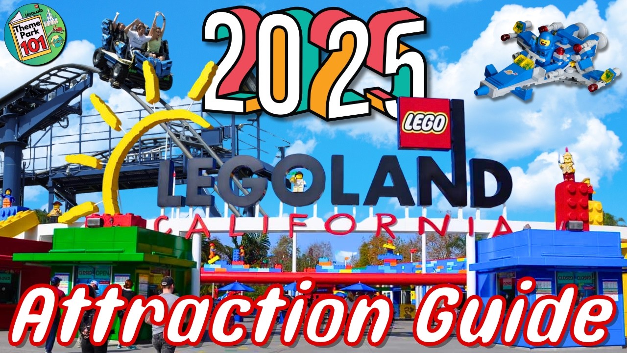 LEGOLAND California RIDES & ATTRACTIONS - 2025 - Карлсбад, Калифорния