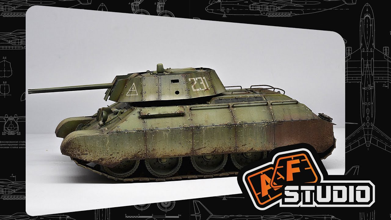 Т-34-76Э - окончание работы по везерингу [6]