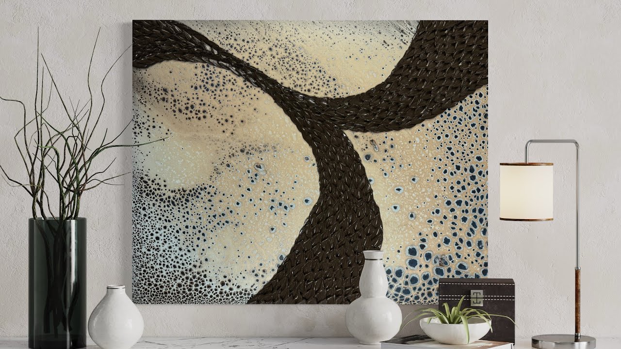 Fluid Artists UNITE for Hurricane Relief Fundraiser - Texture & Pearls Take Center Stage!