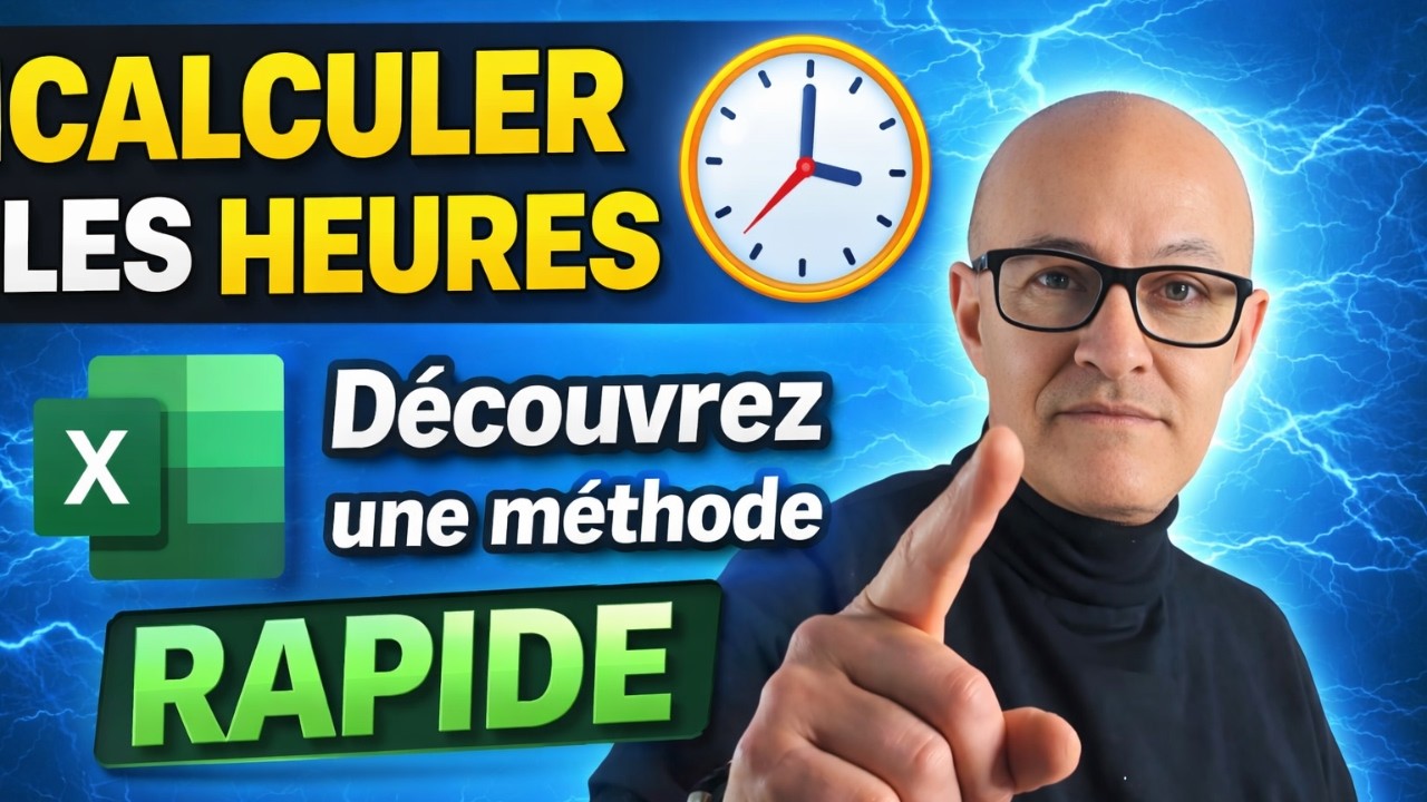 Calculs d'Heures Excel | La méthode facile ! ⏰
