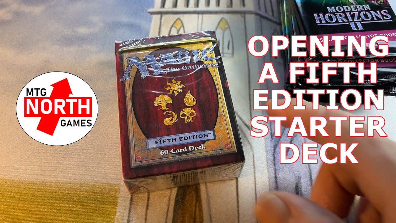 Opening a Fifth Edition Starter Deck.. And Giving It Away! Vintage MTG