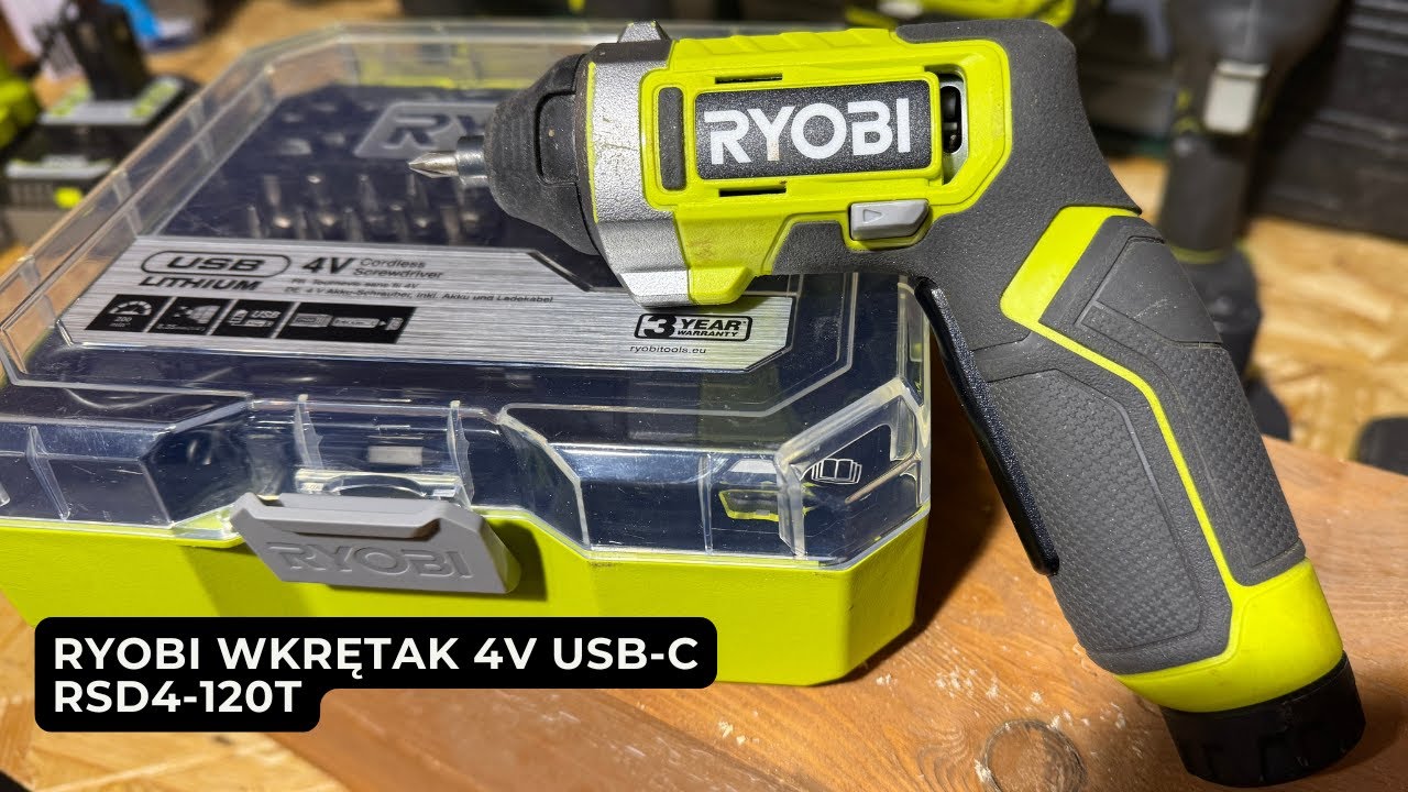 RYOBI Wkrętak 4V USB-C - RSD4-120T