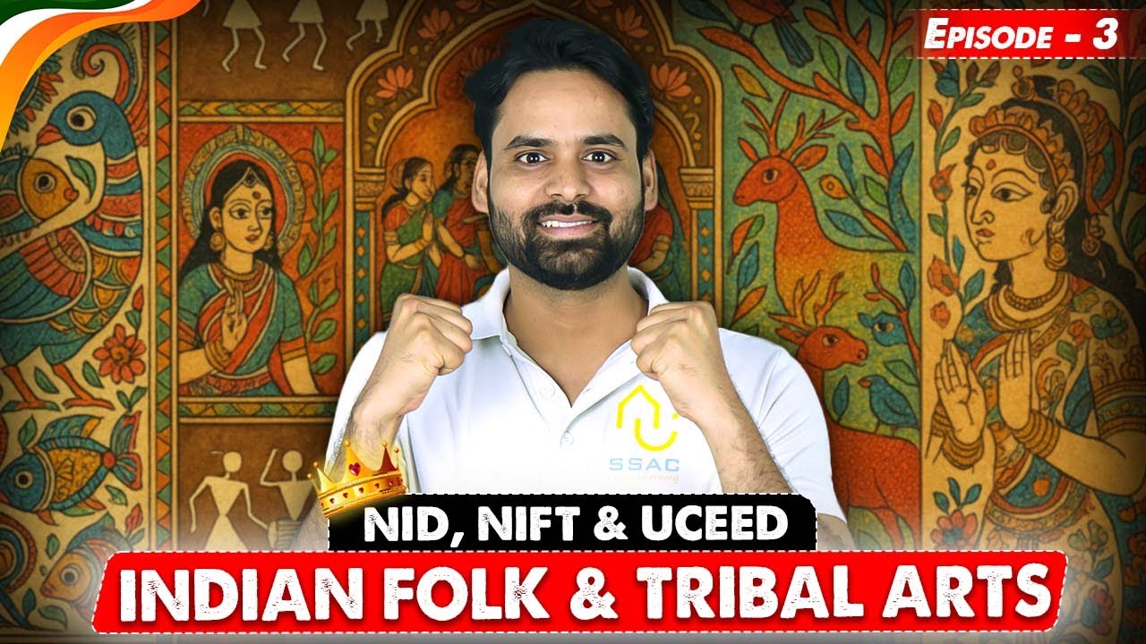 Indian Folk & Tribal Art for NID, NIFT & UCEED I🏛️ Episode - 3 | Indian GK