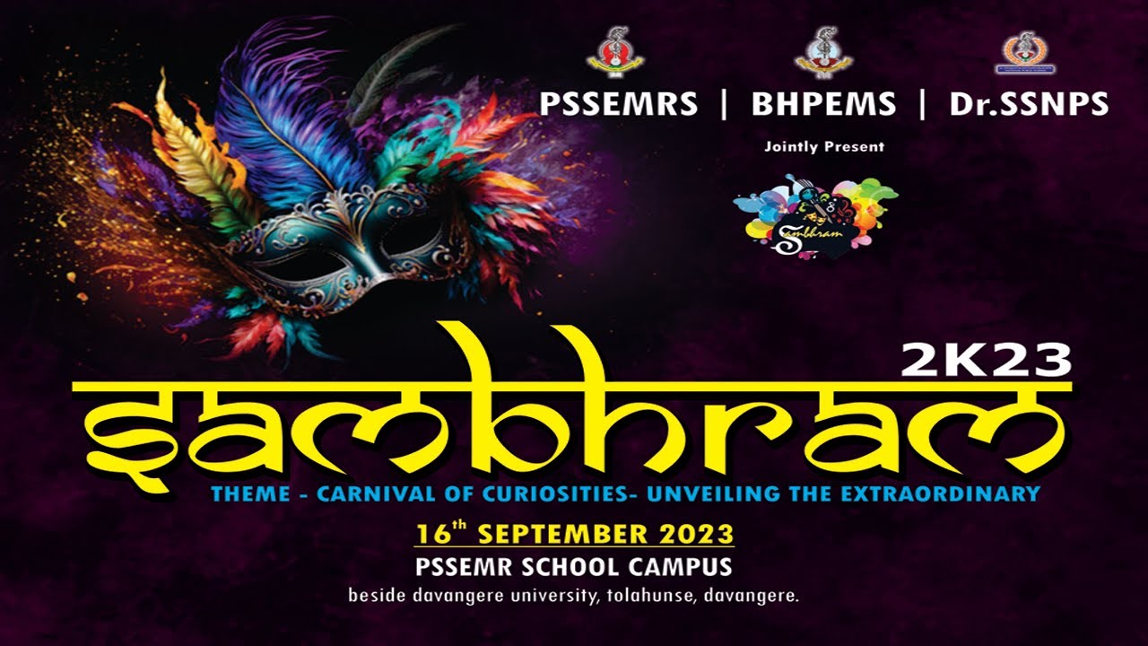 SAMBHRAM is here! Promo Video | PSSEMR School & PU College