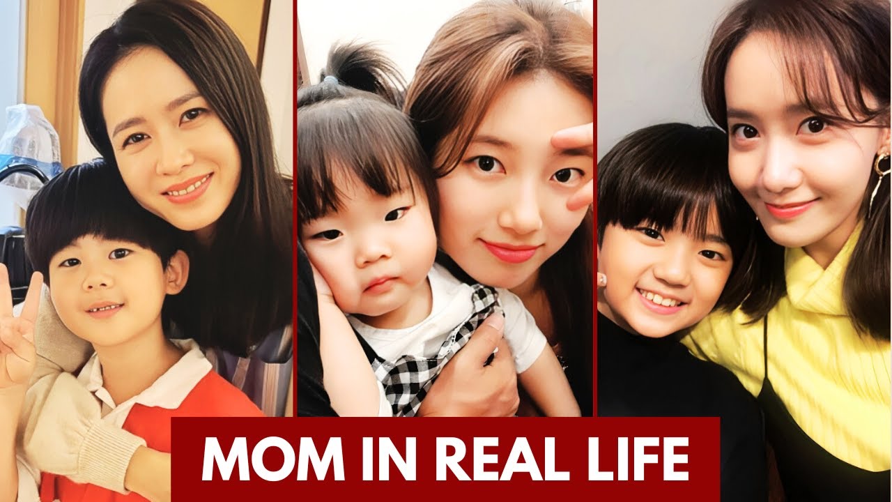 TOP KOREAN ACTRESS WHO ARE MOMS IN REAL LIFE | KDRAMA ACTRESS WHO ARE MOMS | SON YE JIN