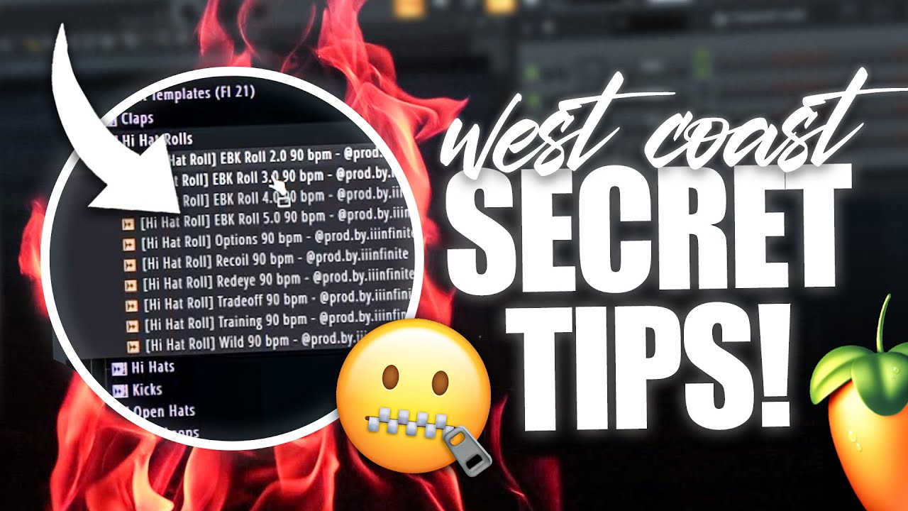 Паттерны ударных West Coast, которые должен знать каждый продюсер | Как создать барабаны в Fl Studio