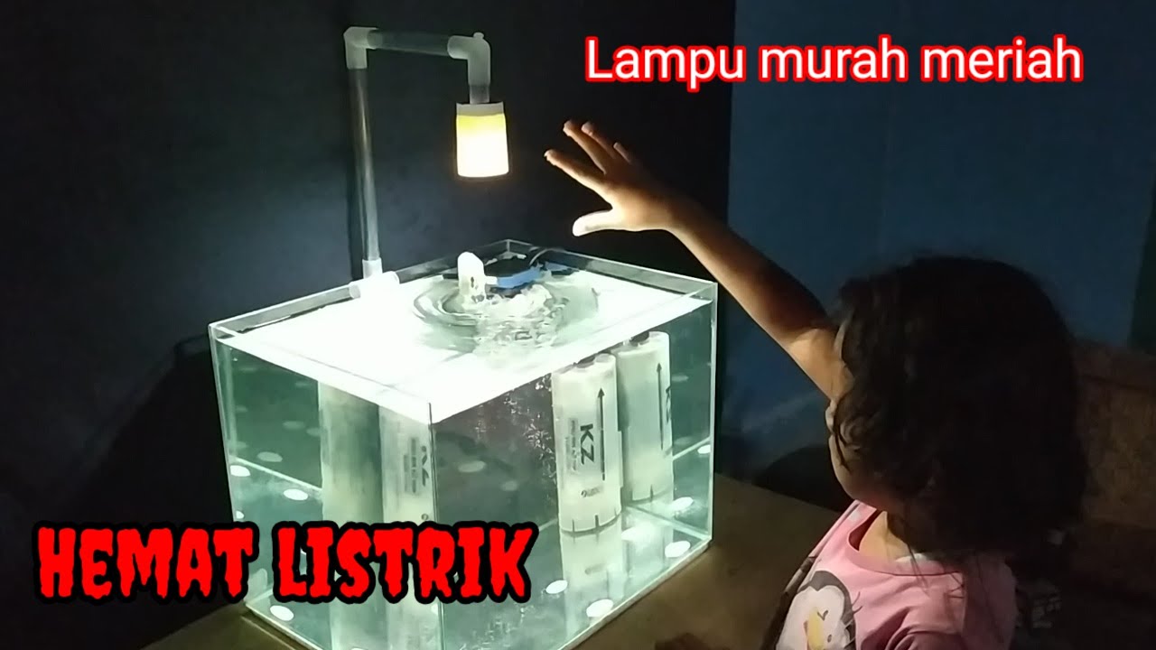 DIY,,,, bikin lampu sendiri,, murah meriah hemat listrik