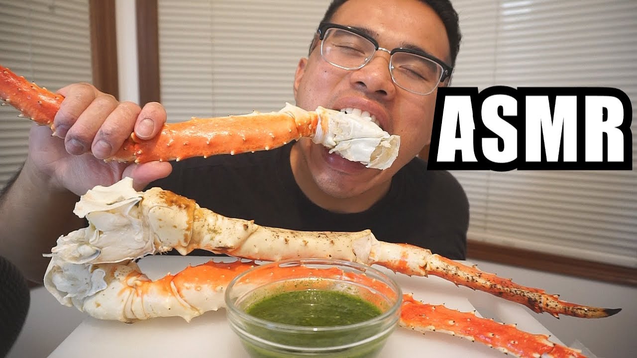 ASMR- KING CRAB FEAST *SATISFYING EATING SOUNDS