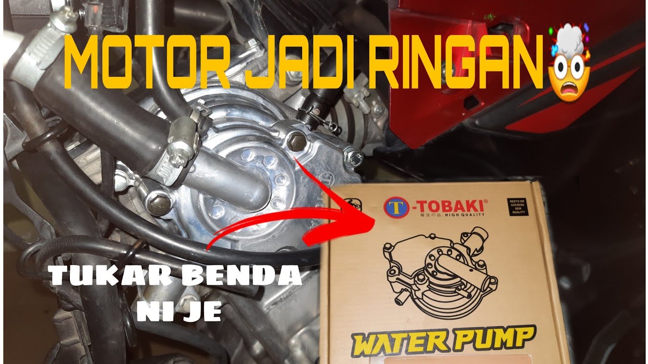 Y15-Tukar water pump TOBAKI dan radiator  Espada