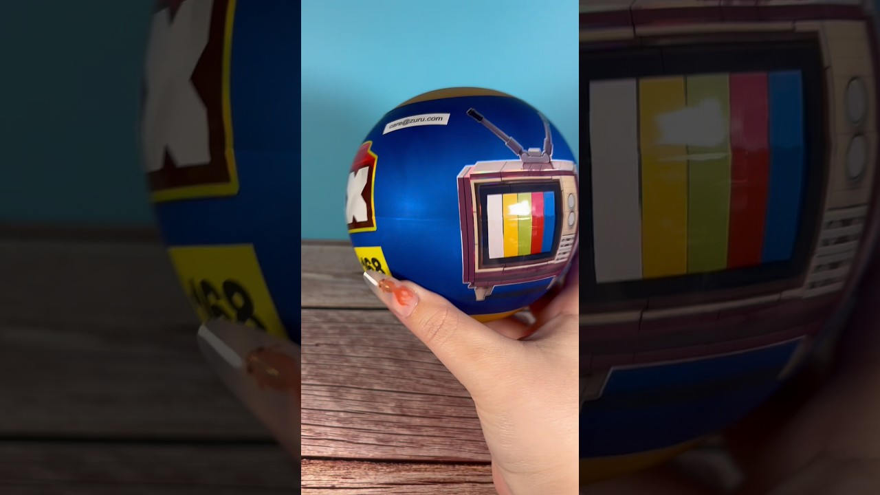 Zuru Max Retro Building Blocks Telewizja przyspieszona @ZuruToys