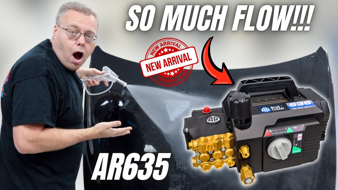 NEW AR635 The ULTIMATE Detailers Pressure Washer? | 3.1 GPM | Review & Testing