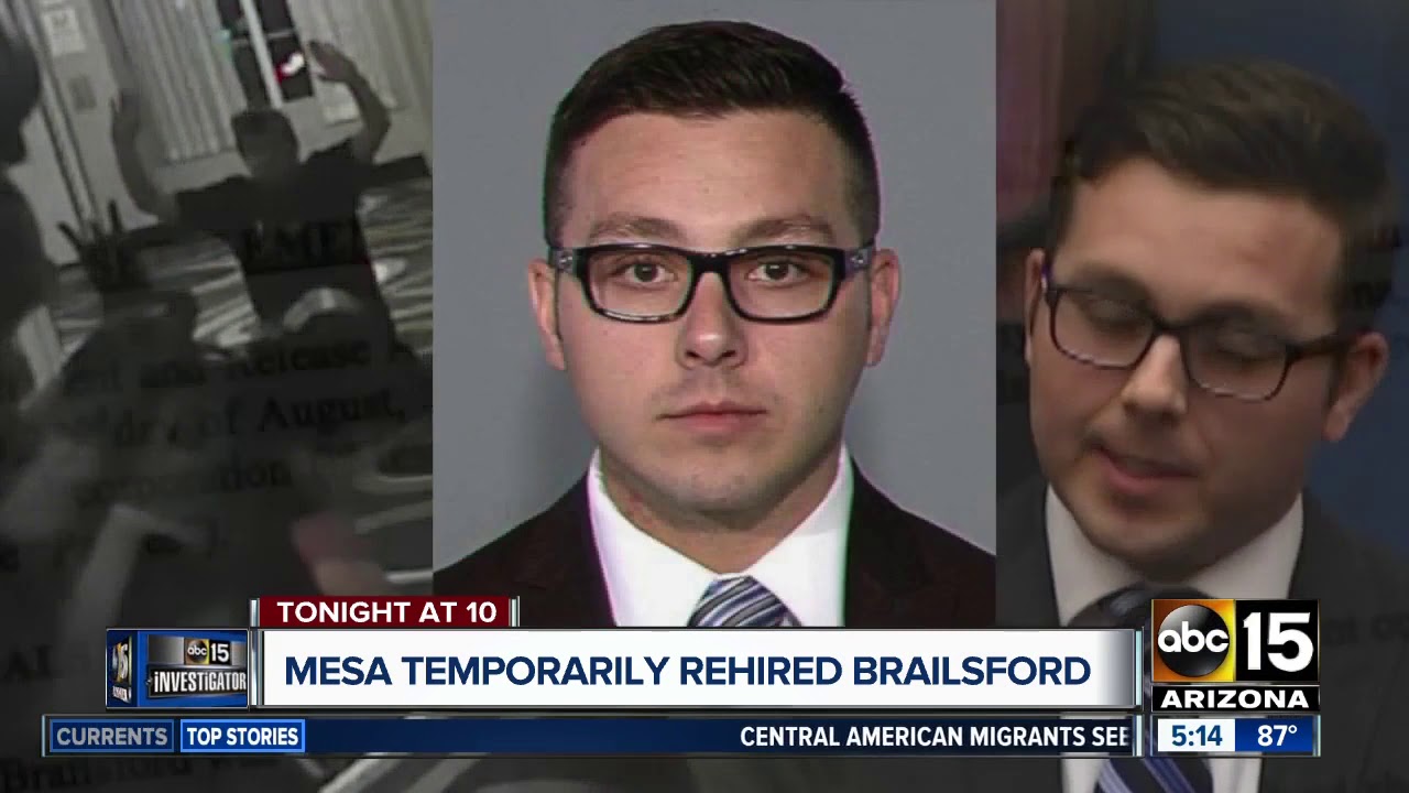 Brailsford temporarily rehired by Mesa PD
