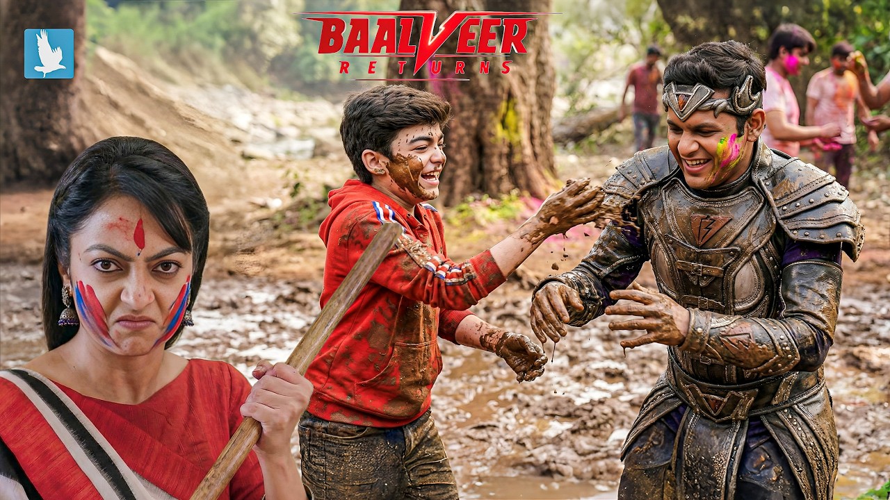 बालवीर और विवान ने खेली कीचड़ वाली होली फूटा माँ का जबरदस्त गुस्सा|| Baalveer Returns