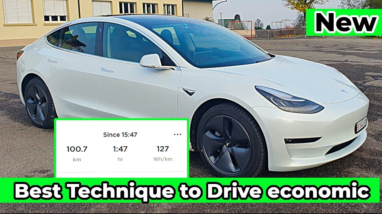 Best Technique to Drive Efficient Tesla Model 3 l Amazing 127 Wh\Km in Winter at -3 C