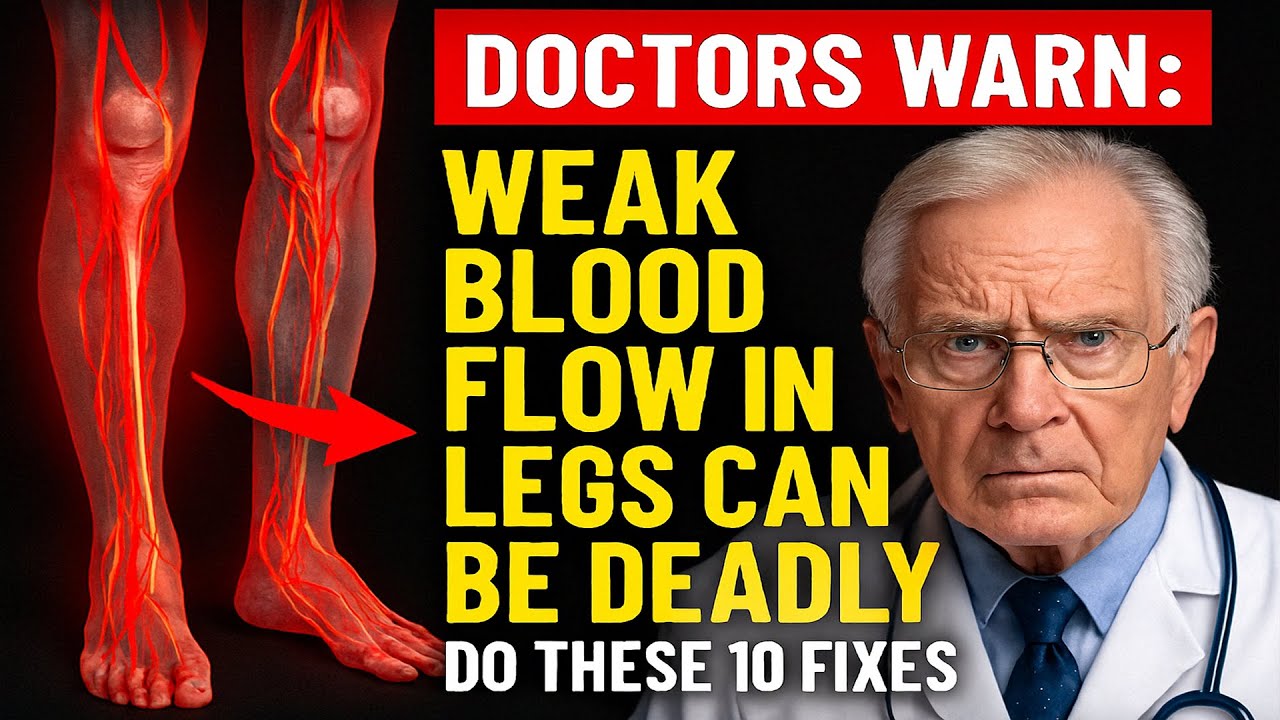 SENIOR, Poor Circulation? Do THESE 10 Leg Moves Before It&rsquo;s Too Late! Senior health tips