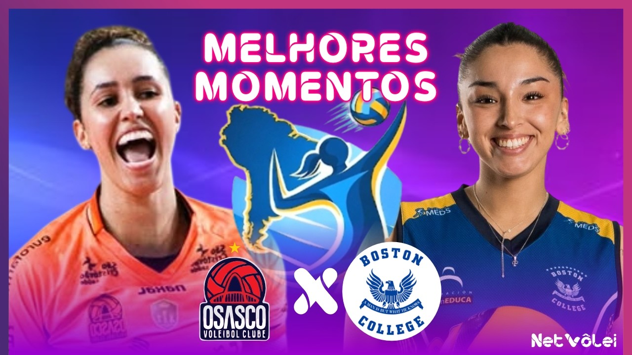 OSASCO 3x0 BOSTON COLLEGE | MELHORES MOMENTOS | SUL AMERICANO FEMININO DE CLUBES 2026