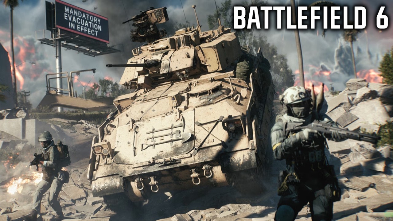 Bradley IFV Co-Op Rampage vs Armor & Infantry in New Sobek in BF6