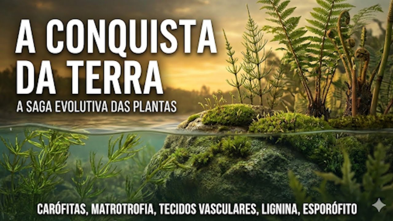 Plantas:  A conquista do ambiente terrestre