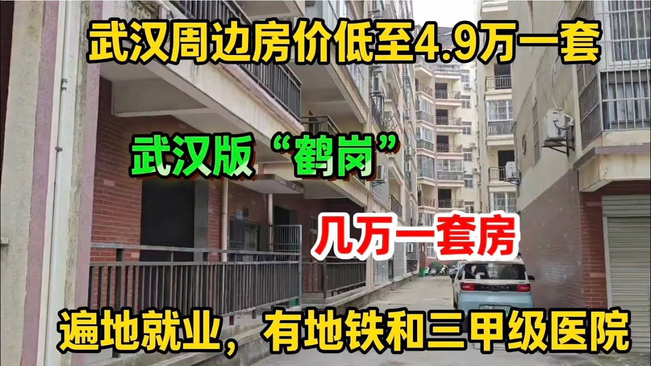 武汉光谷旁边房价4.9万一套，单价800多一平，真是白菜价！周围遍地就业，来看看小区内部如何？