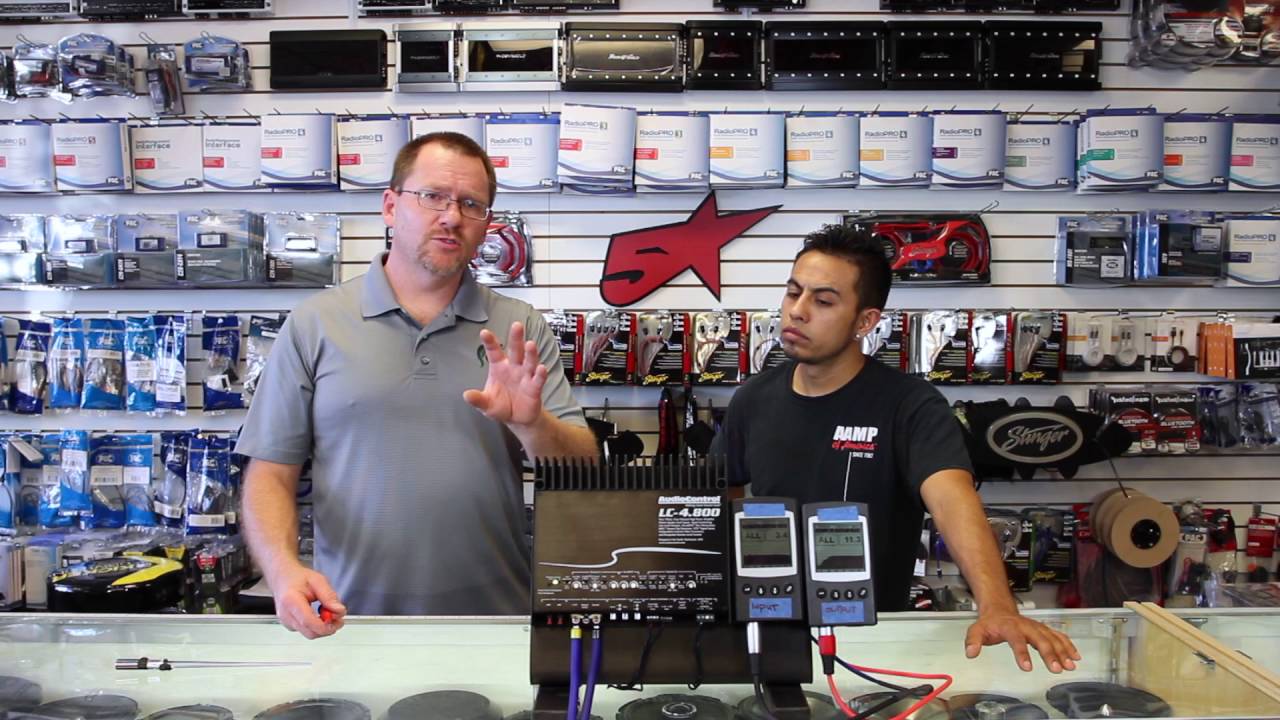 How to use the high level summing on AudioControls new LC-4.800 multi-channel amp