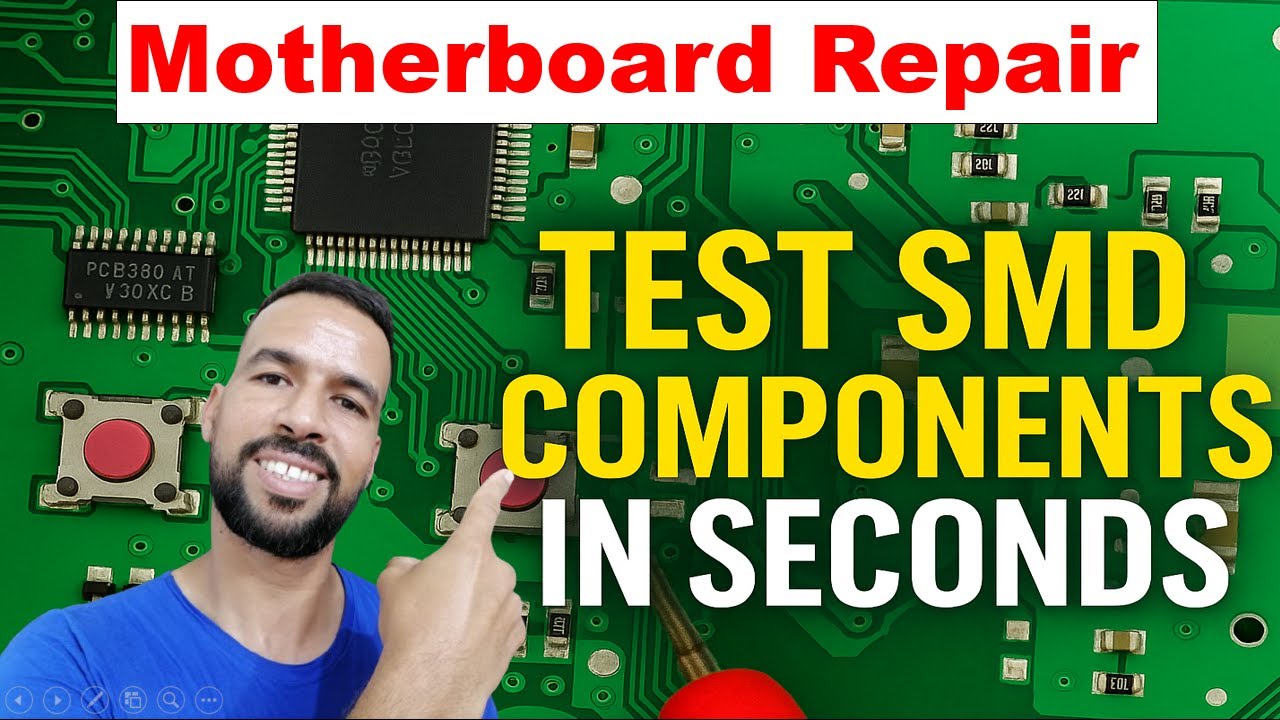 How Pros Test SMD Components Directly on the Board | Electronics Repair