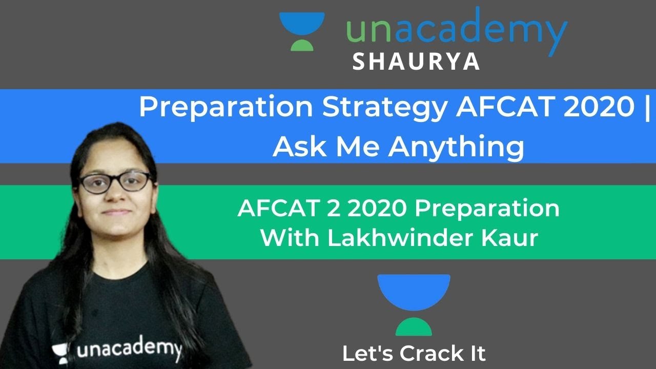 AFCAT 2 2020 Preparation | Preparation Strategy AFCAT 2020 | Ask Me Anything