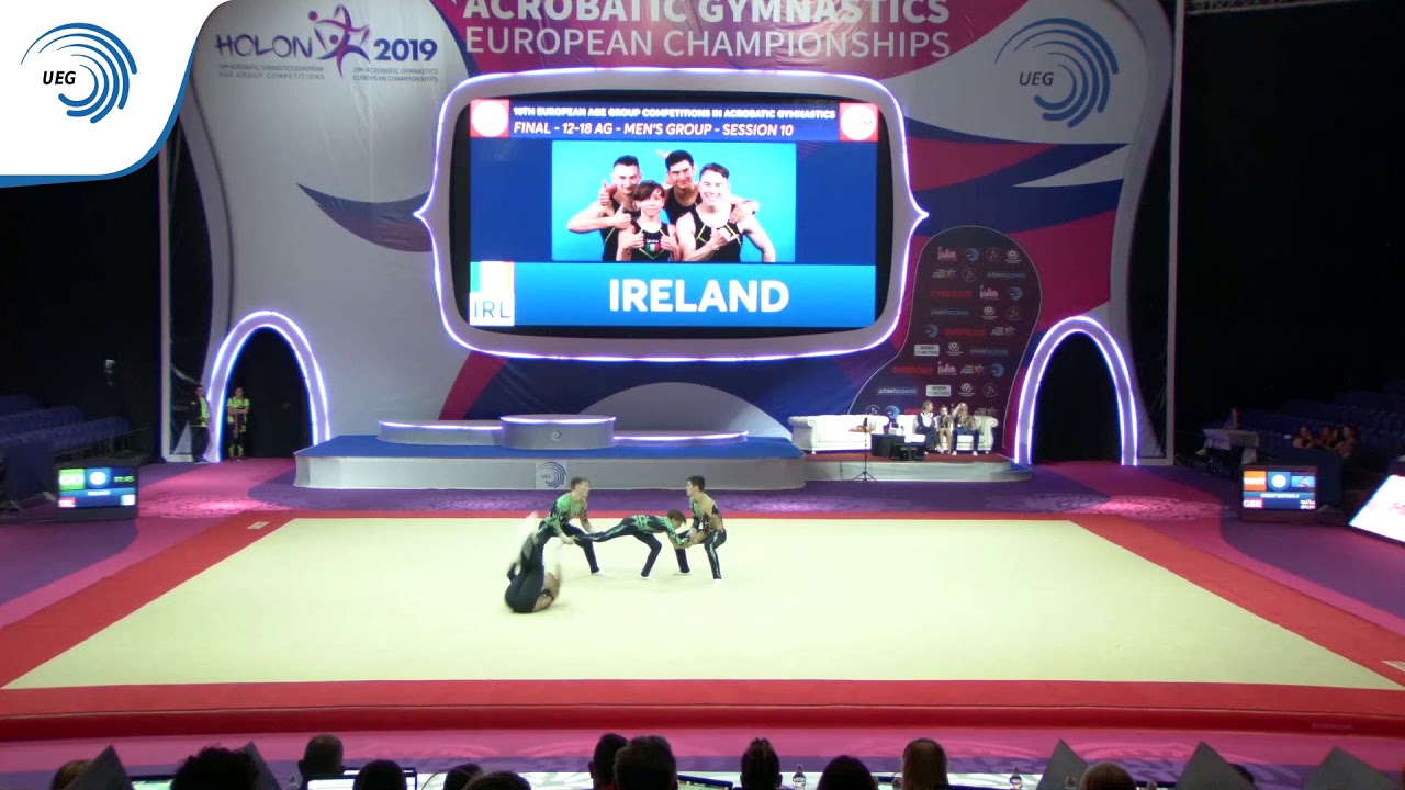 Men's group Ireland - 2019 European Age Group Competitions, 12 - 18 final