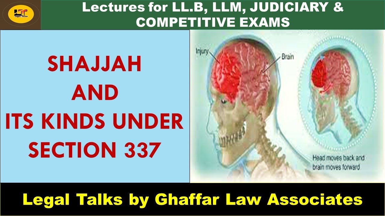 🔴SHAJJAH| KINDS OF SHAJJAH| SEC 337 OF PPC | KINDS OF HURT|ADVOCATE FARWA