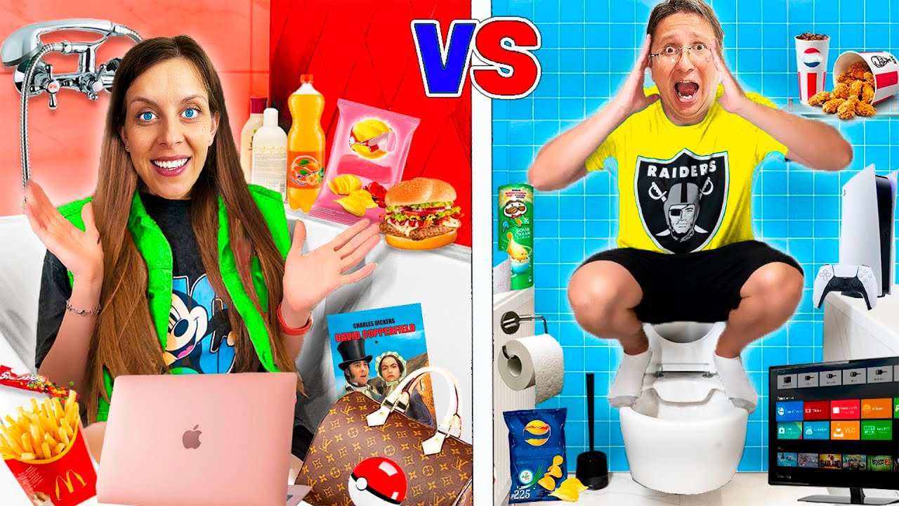 🌊 AM făcut INUNDAȚIE⏰ 24 de ORE în BAIE 🛀 CHALLENGE - Partea 2