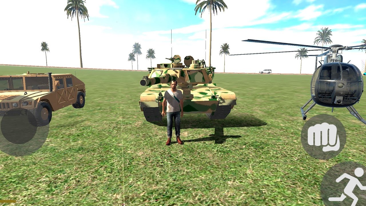 Indian bike driving 3D military base ke andar tank churaya #trending #indianbikedriving3d #gaming 