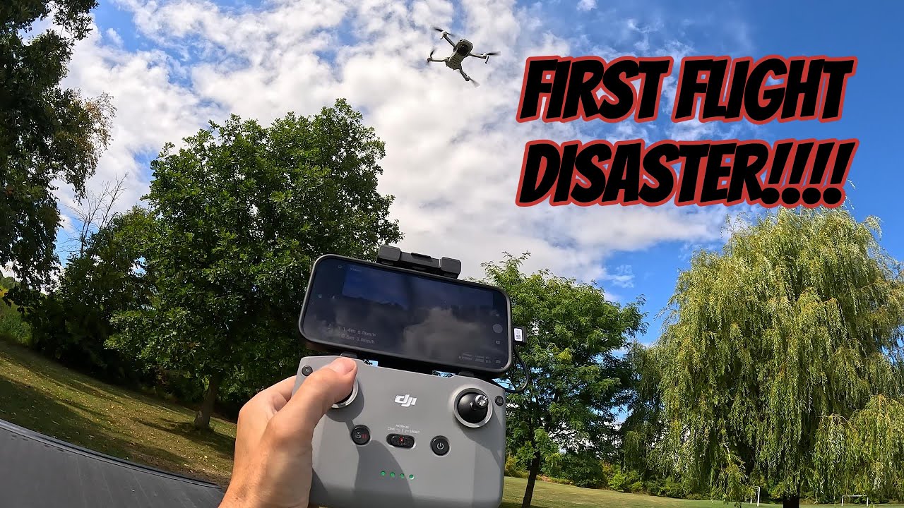 *DJI MINI 4K* Don't do this! Crashed and broke my drone. Unboxing and first flight. 100% beginner.