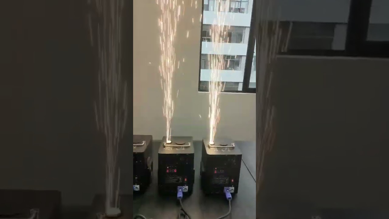 Wedding Dj Party Stage Cold Sparkler Machine Remote Dmx Control Cold Fountain Spark Machine