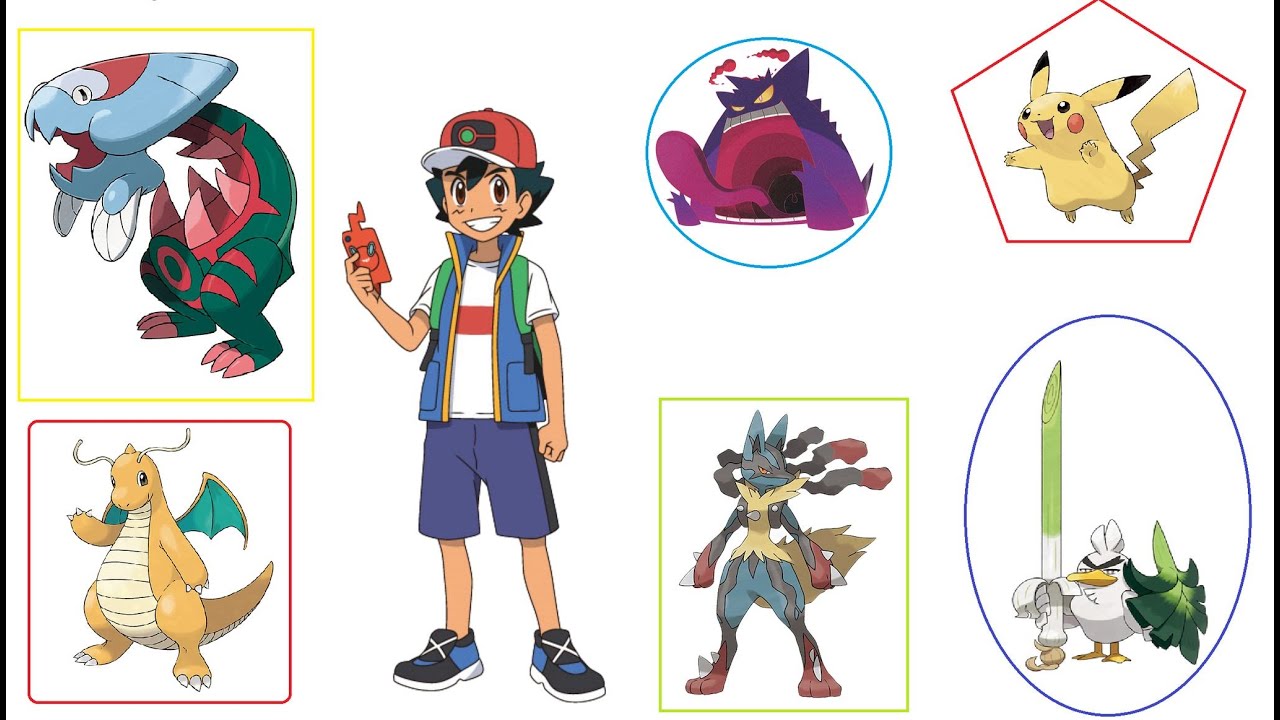 Tổng hợp các Pokemon của Satoshi trong Pokemon Journeys