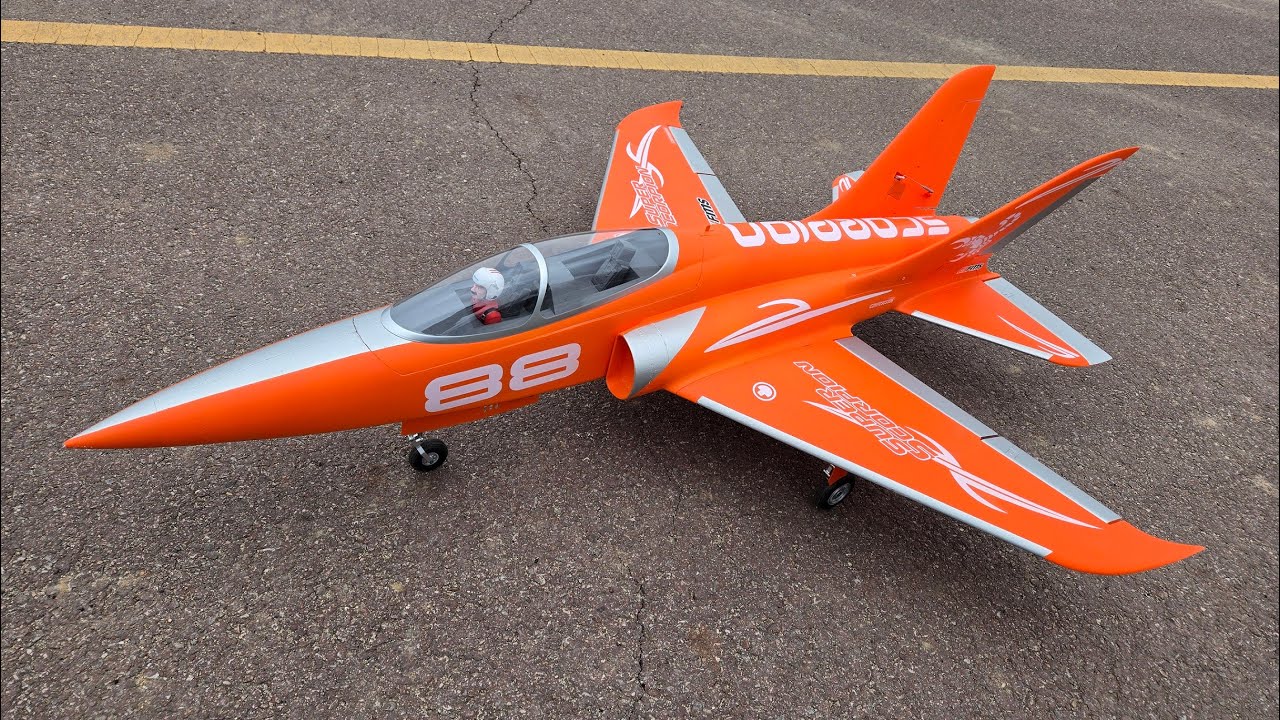 FMS Super Scorpion 90mm V2 - the First Flight after 6S conversion